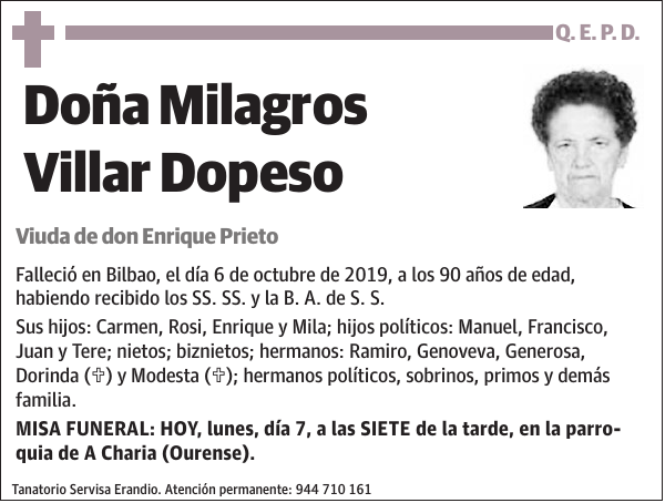 Milagros Villar Dopeso