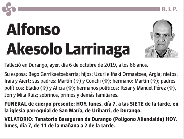 Alfonso Akesolo Larrinaga