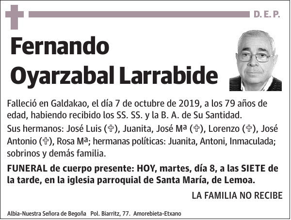 Fernando Oyarzabal Larrabide