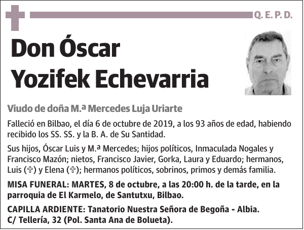 Óscar Yozifek Echevarria