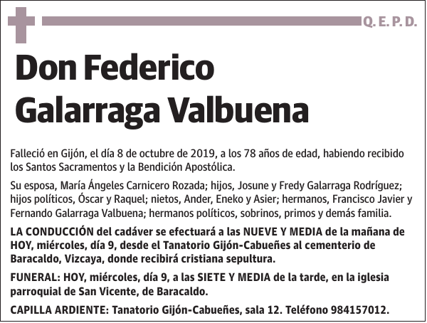 Federico Galarraga Valbuena