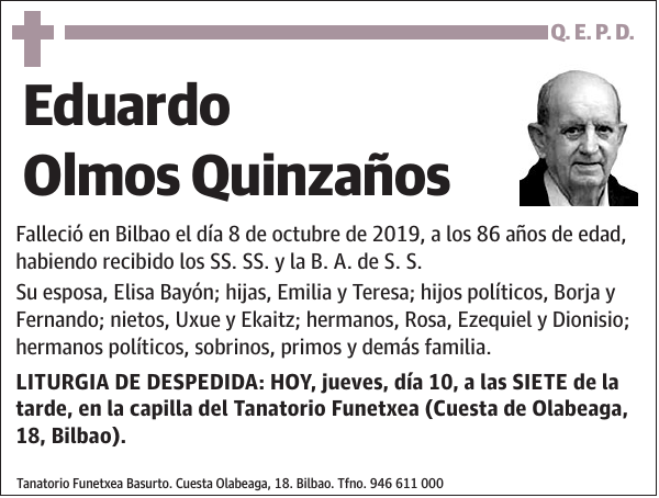 Eduardo Olmos Quinzaños