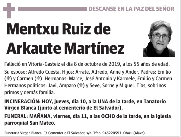 Mentxu Ruiz de Arkaute Martínez