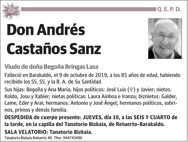 Andrés Castaños Sanz