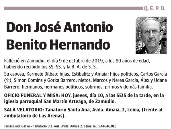 José Antonio Benito Hernando