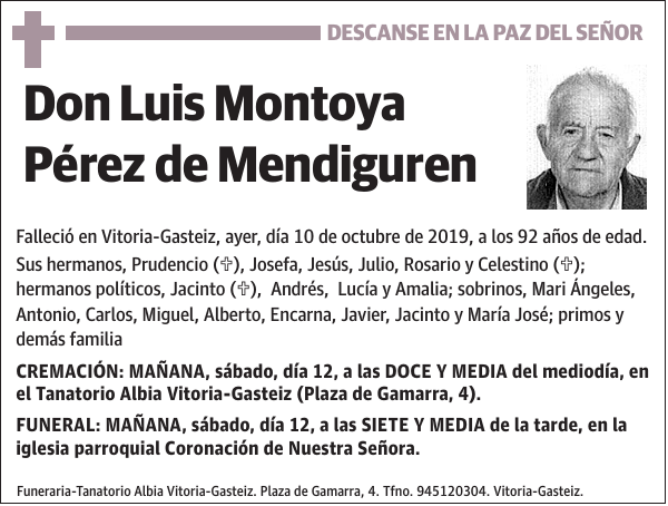 Luis Montoya Pérez de Mendiguren