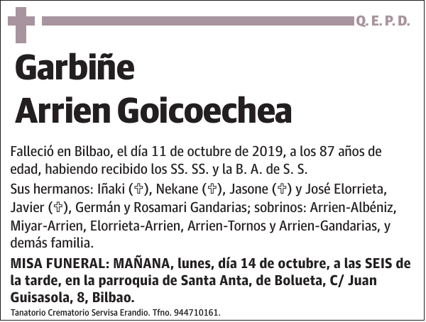 Garbiñe Arrien Goicoechea