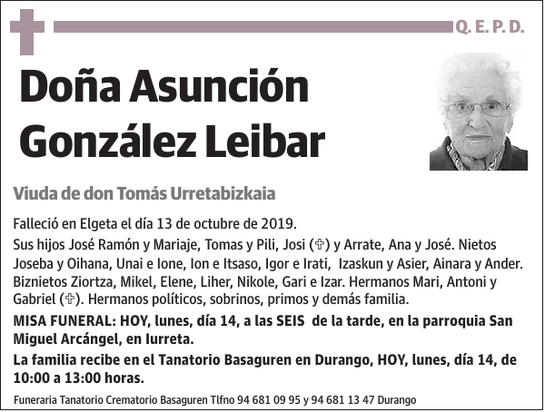 Asunción González Leibar