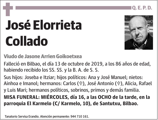 José Elorrieta Collado