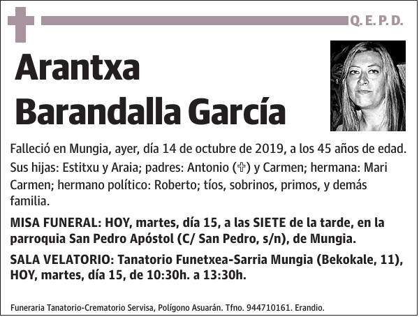 Arantxa Barandalla García