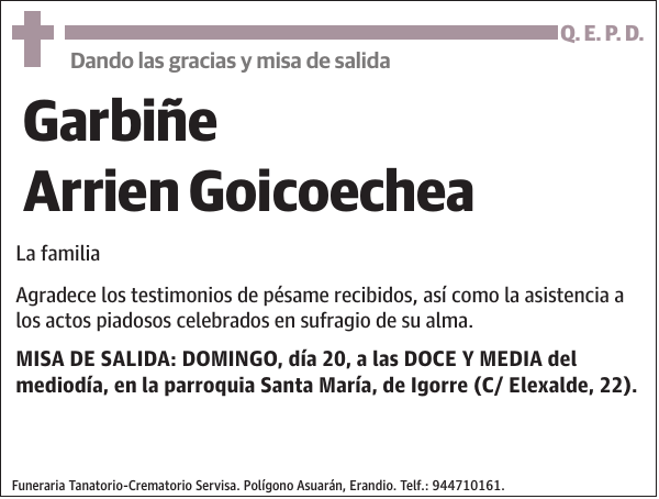 Garbiñe Arrien Goicoechea