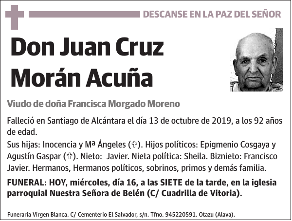 Juan Cruz Morán Acuña