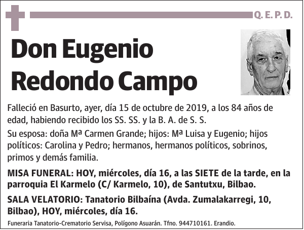 Eugenio Redondo Campo