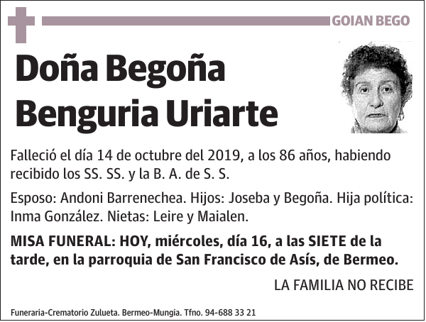 Begoña Benguria Uriarte