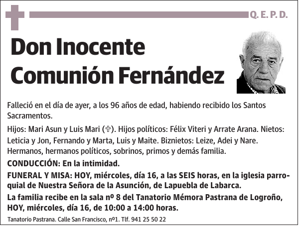 Inocente Comunión Fernández