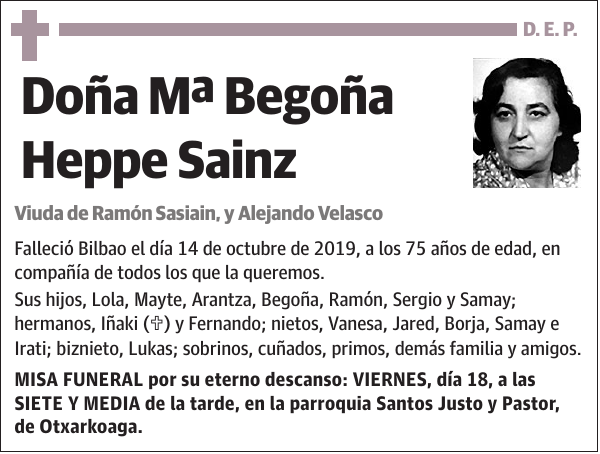 Mª Begoña Heppe Sainz