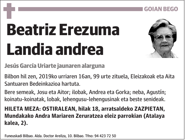 Beatriz Erezuma Landia