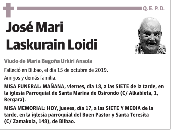 José Mari Laskurain Loidi