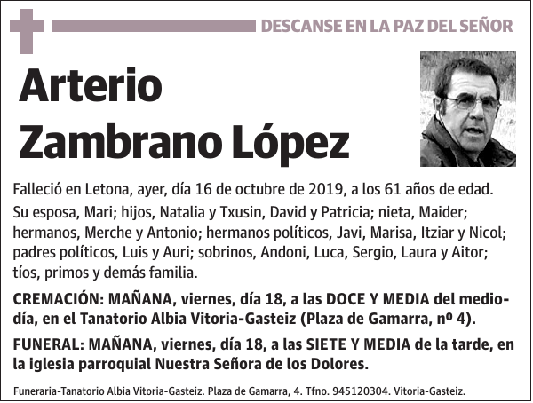 Arterio Zambrano López