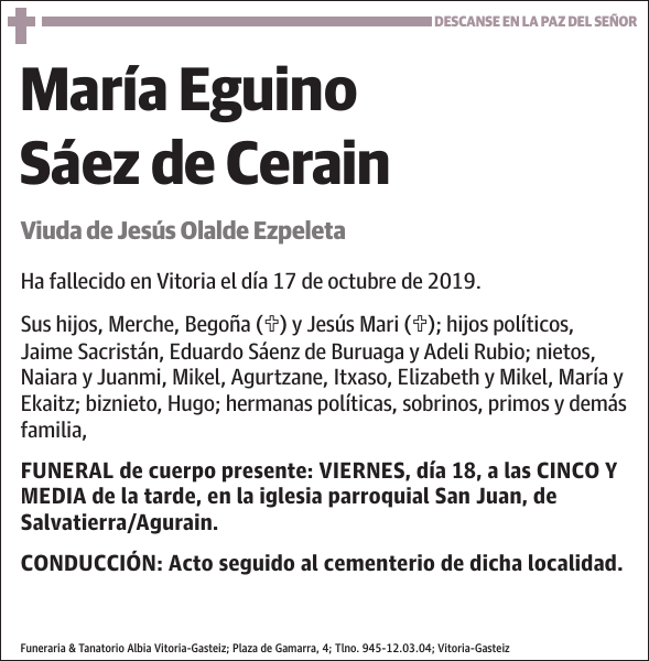 María Eguino Sáez de Cerain