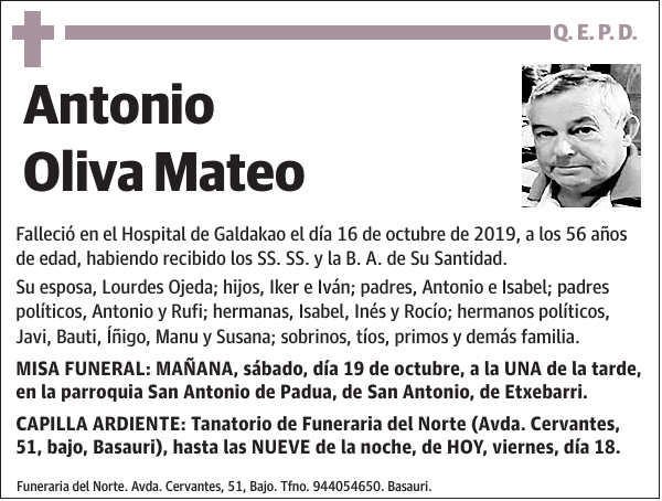 Antonio Oliva Mateo