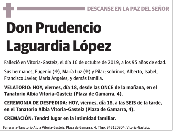 Prudencio Laguardia López