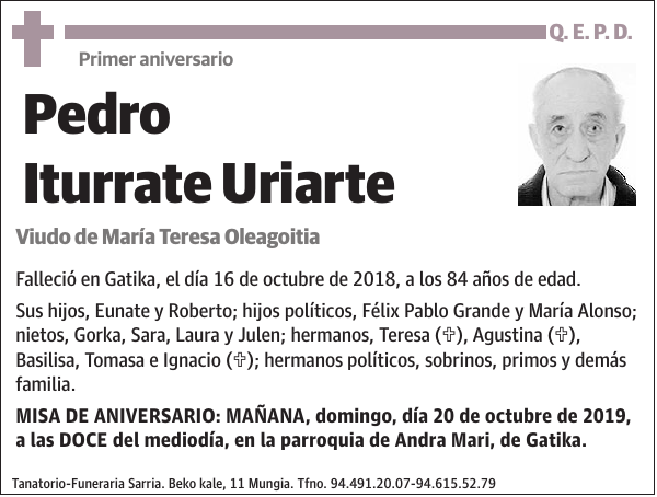 Pedro Iturrate Uriarte