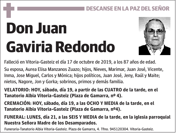 Juan Gaviria Redondo