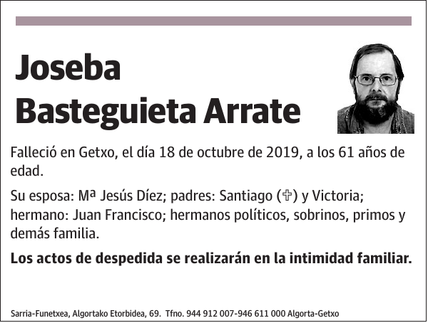 Joseba Basteguieta Arrate