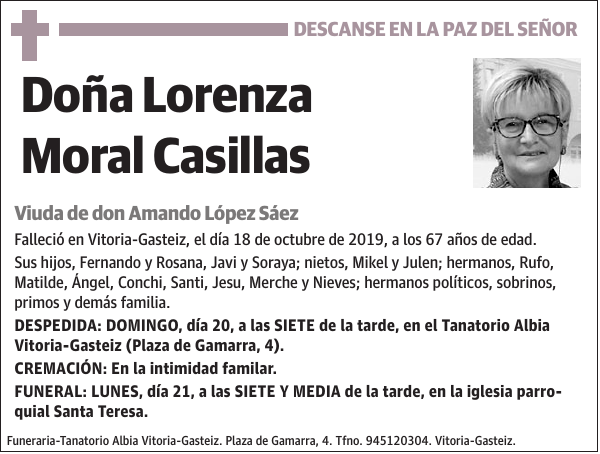 Lorenza Moral Casillas