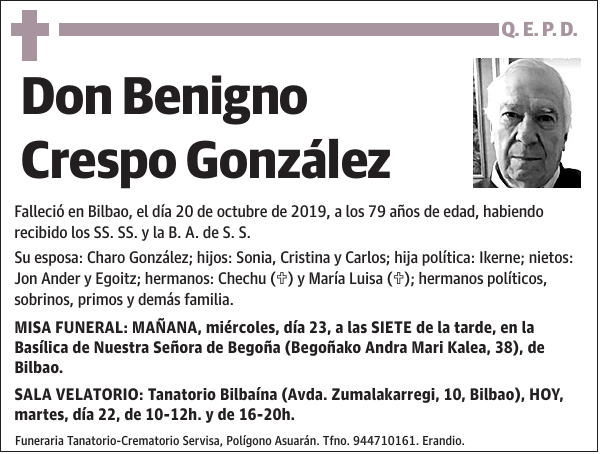 Benigno Crespo González