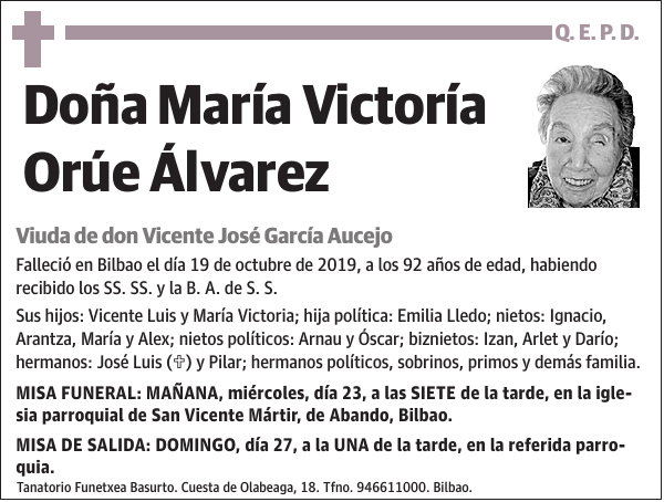 María Victoría Orúe Álvarez