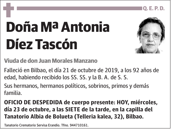 Mª Antonia Díez Tascón