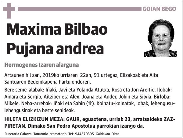 Maxima Bilbao Pujana