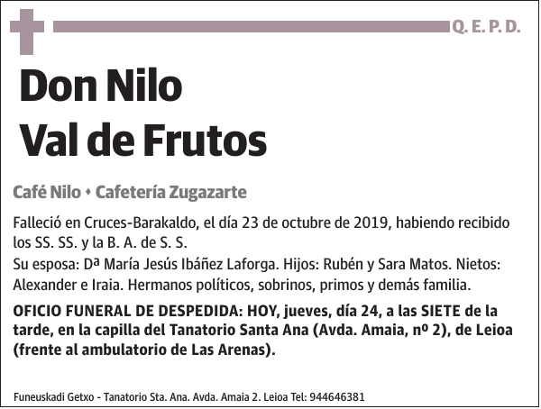 Nilo Val de Frutos