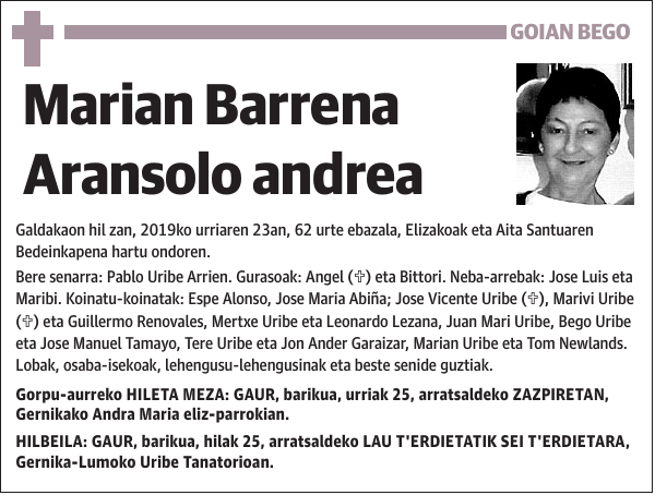 Marian Barrena Aransolo