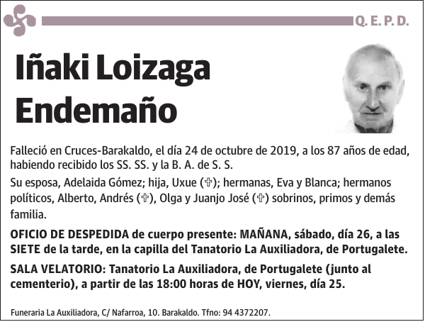 Iñaki Loizaga Endemaño