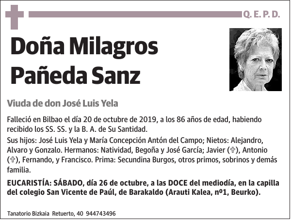 Milagros Pañeda Sanz