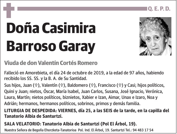 Casimira Barroso Garay