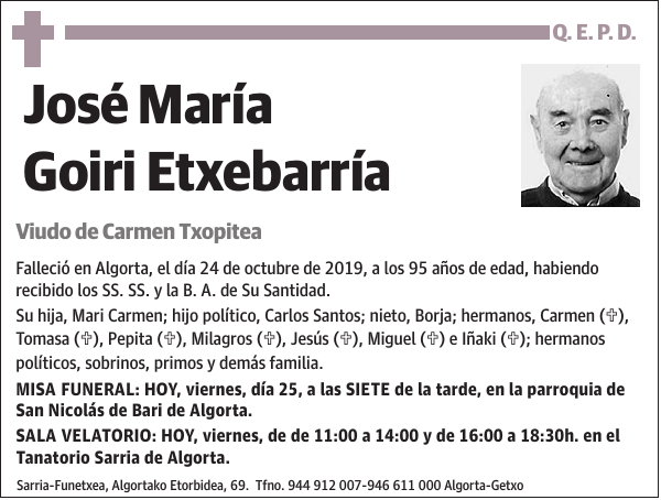 José María Goiri Etxebarría