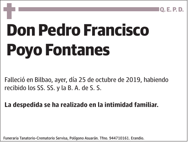Pedro Francisco Poyo Fontanes