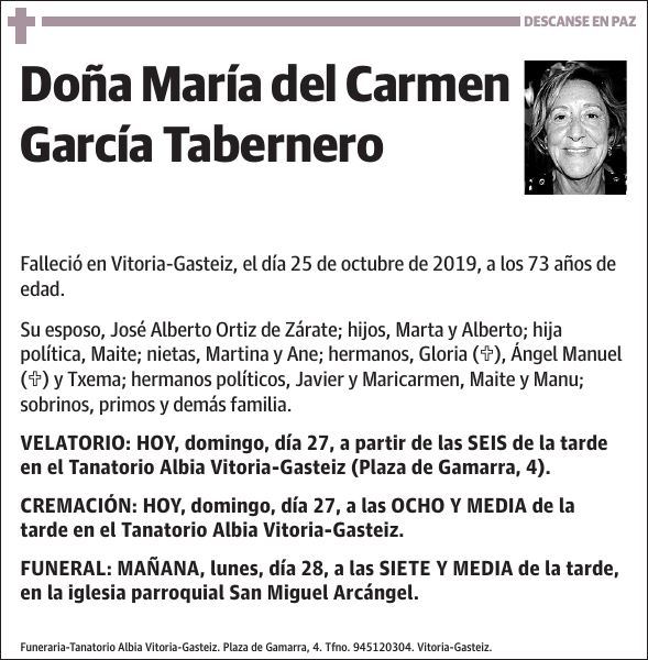 María del Carmen García Tabernero