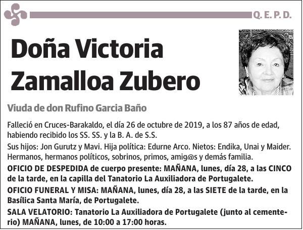 Victoria Zamalloa Zubero