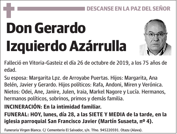 Gerardo Izquierdo Azárrulla