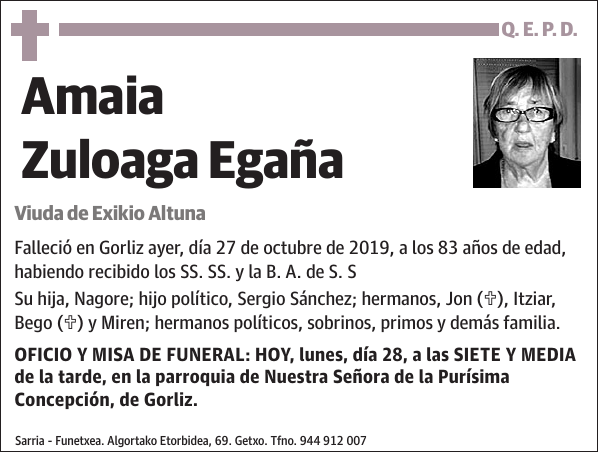 Amaia Zuloaga Egaña