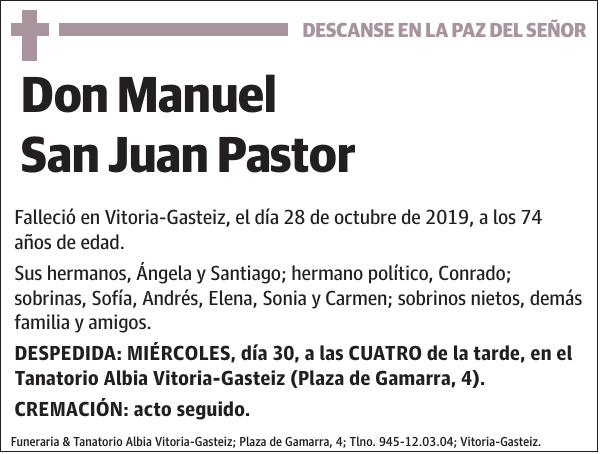 Manuel San Juan Pastor