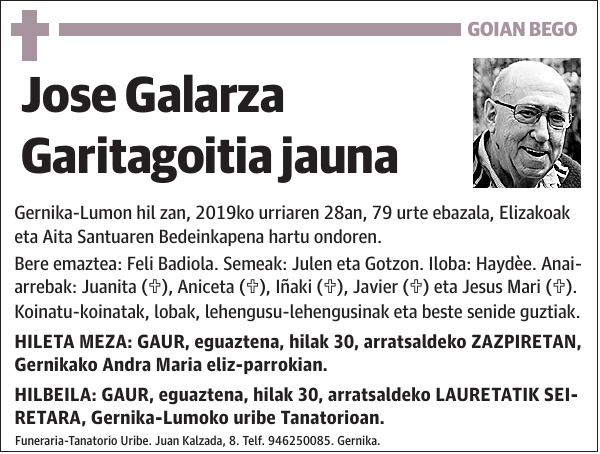 Jose Galarza Garitagoitia