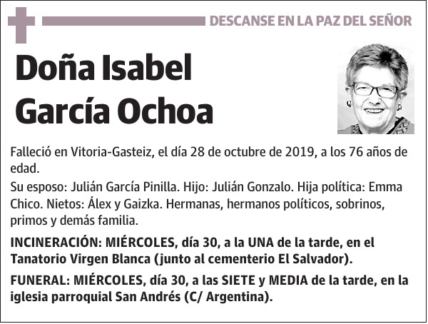 Isabel García Ochoa