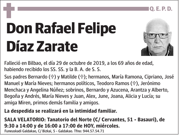 Rafael Felipe Díaz Zarate