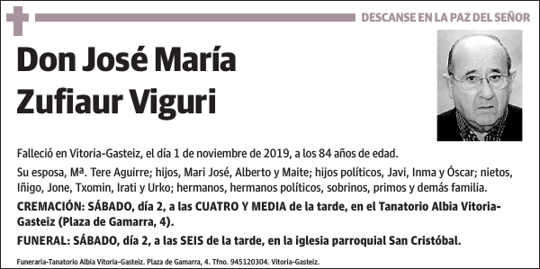 José María Zufiaur Viguri